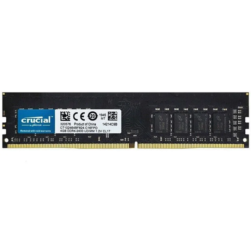 رم دسکتاپ DDR4 تک کاناله 3200 مگاهرتز CL22 کروشیال مدل 14214C9B ظرفیت 16 گیگابایت