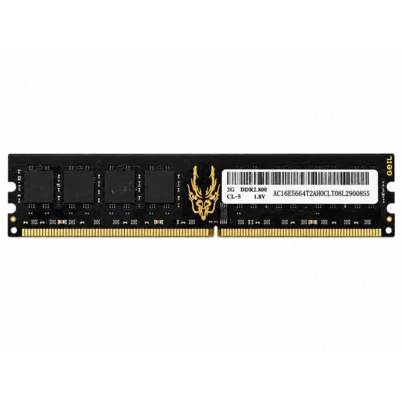 رم کامپیوتر DDR2 تک کاناله 800 مگاهرتز CL5 گیل مدل LED ظرفیت 2 گیگابایت