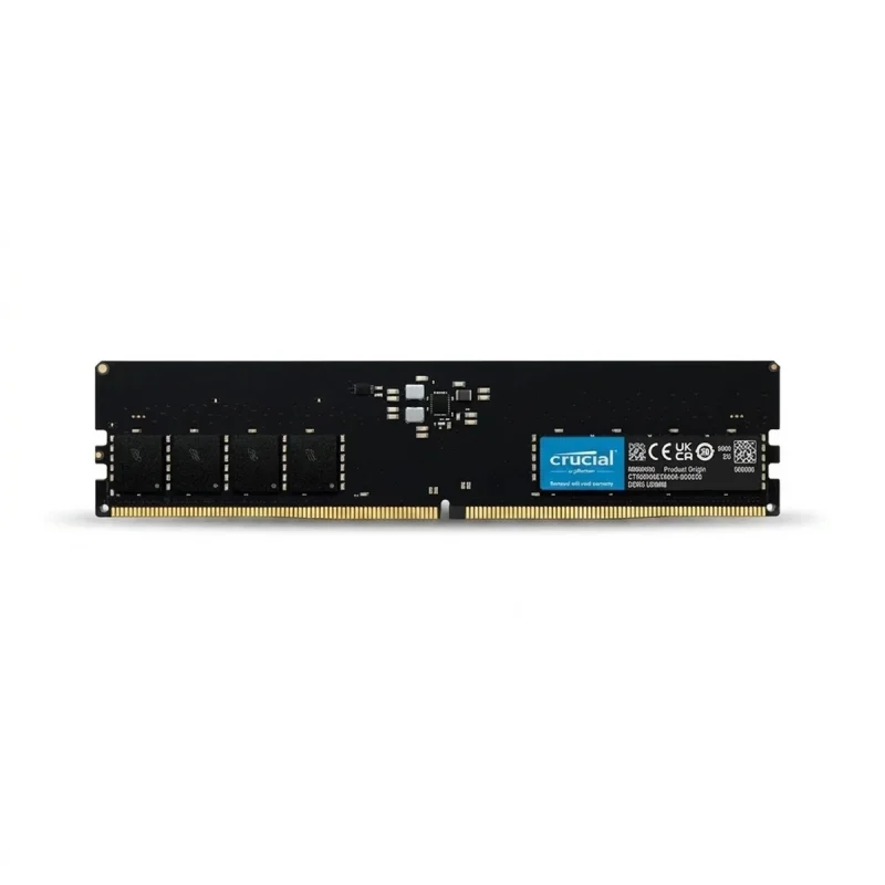 رم دسکتاپ 32 گیگابایت DDR5 تک کاناله 5600 مگاهرتز کروشیال مدل UDIMM با تایمینگ CL46