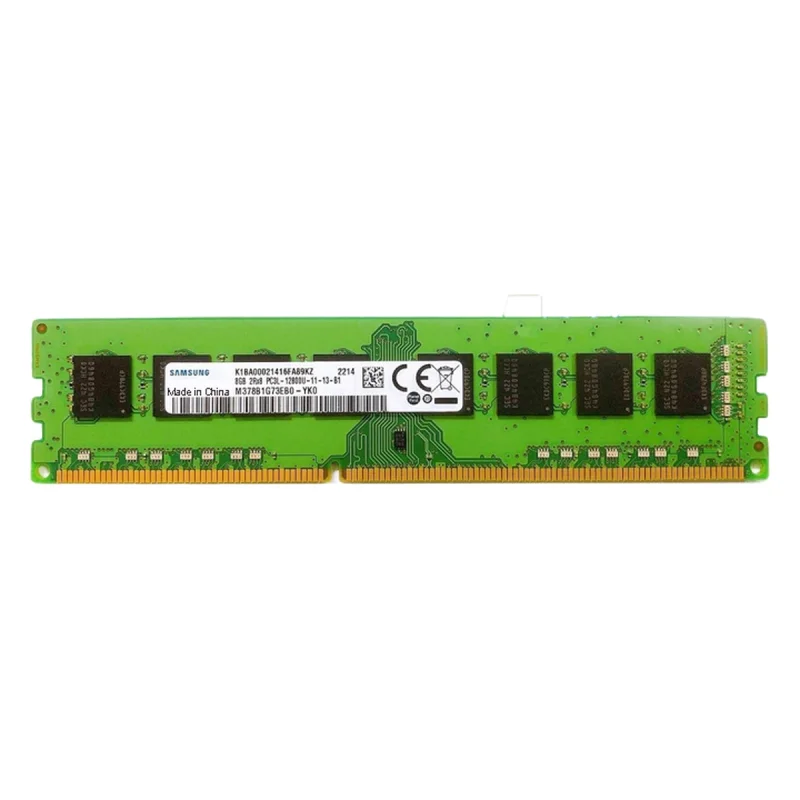 رم کامپیوتر سامسونگ مدل M378B1G73EB0-YK0 DDR3L تک کاناله 8 گیگابایت فرکانس 1600 مگاهرتز تایمینگ CL11 نوع ماژول U-DIMM مناسب دسکتاپ