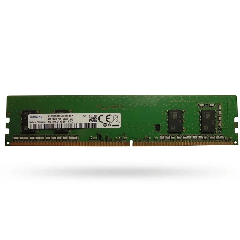 رم کامپیوتر DDR4 تک کاناله 2400 مگاهرتز CL17 سامسونگ مدل M378A5244CB0-CRC ظرفیت 4 گیگابایت