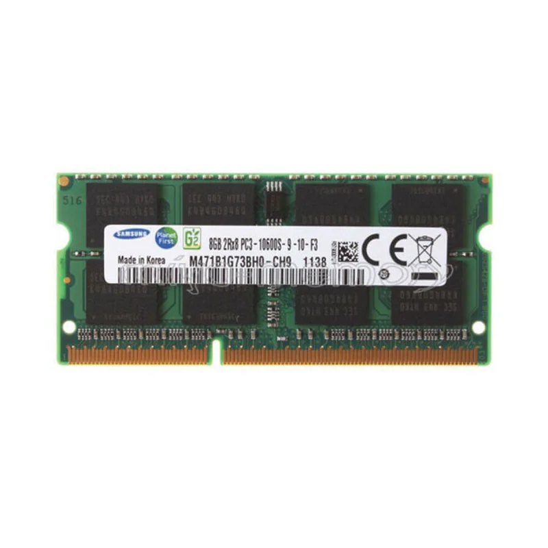 رم لپ تاپ DDR3 تک کاناله 1333 مگاهرتز CL19 سامسونگ مدل ch9 ظرفیت 8 گیگابایت