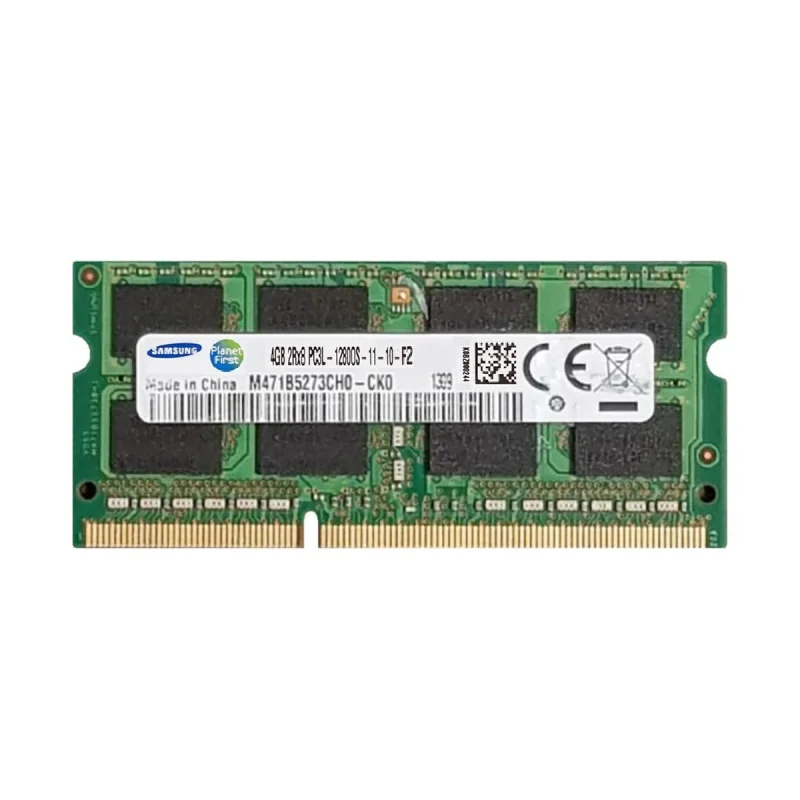 رم لپ تاپ DDR3 تک کاناله 12800 مگاهرتز CK0 سامسونگ مدل PC3 ظرفیت 4 گیگابایت
