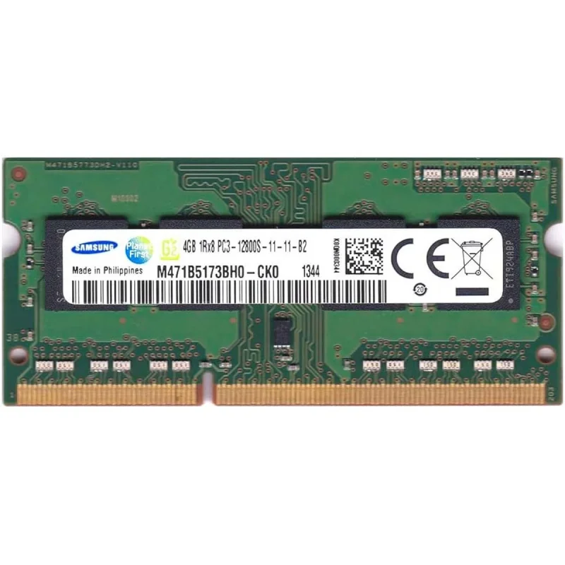 رم لپ تاپ DDR3 تک کاناله 1600 مگاهرتز سامسونگ مدل M471B5173BH0-CK0 ظرفیت 4 گیگابایت