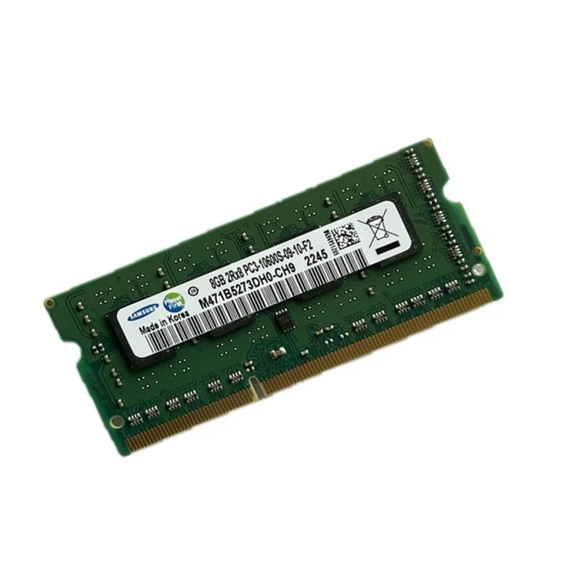 رم لپ تاپ DDR3 تك كاناله 1333 مگاهرتز سامسونگ مدل pc3-10600 ظرفيت 8 گيگابايت