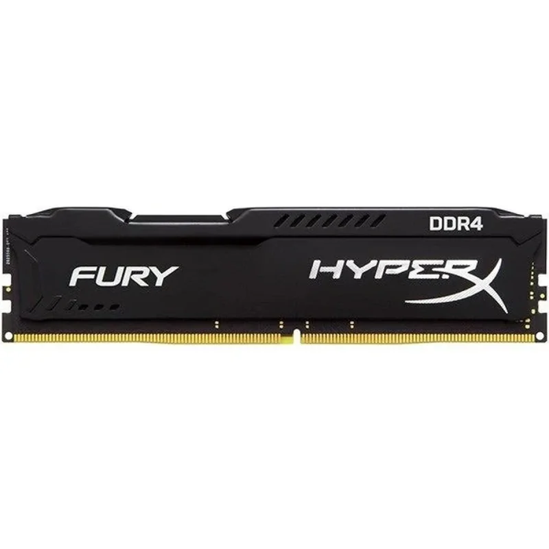 رم دسکتاپ DDR4 تک کاناله 3200 مگاهرتز CL16 کینگستون مدل HyperX Fury ظرفیت 16 گیگابایت