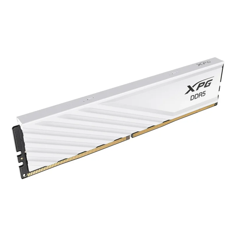 رم کامپیوتر DDR5 دو کاناله 5600 مگاهرتز ای دیتا مدل CL46 XPG Lancer Blade WHITE ظرفیت 32 گیگابایت