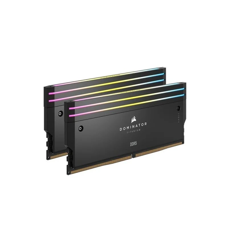 رم دسکتاپ کورسیر DOMINATOR TITANIUM DDR5 دو کاناله 64 گیگابایت 6600 مگاهرتز تایمینگ CL32 DIMM