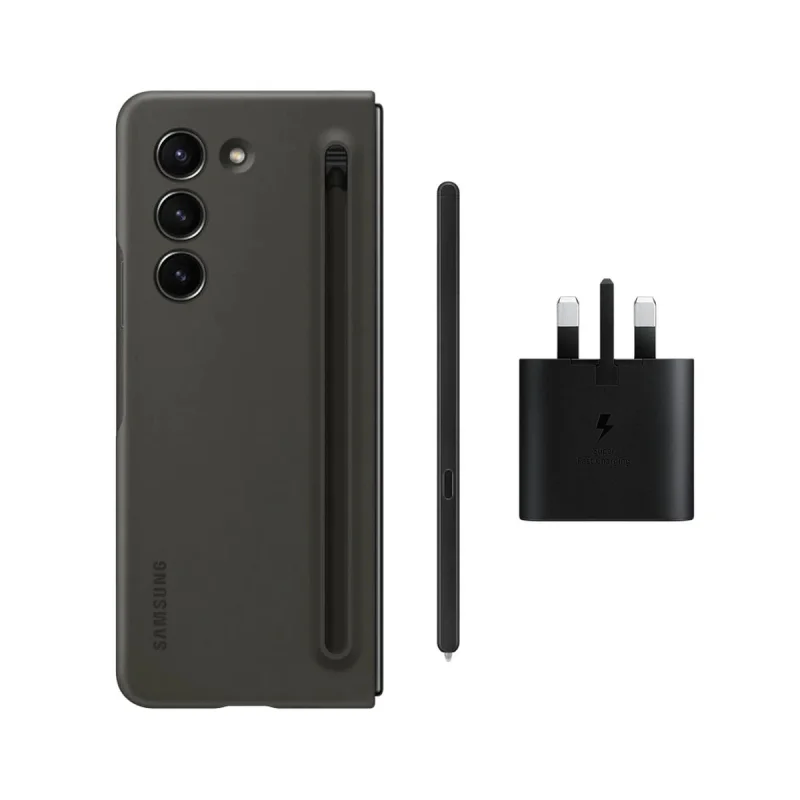 کاور سامسونگ مدل EF-OF94P مناسب برای گوشی موبایل سامسونگ Galaxy Z Fold5 به همراه قلم S Pen و شارژر