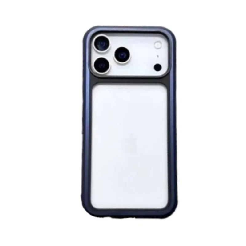 قاب کی زد دو مدل شفاف دور رنگی مناسب برای گوشی موبایل اپل iPhone 17 promax