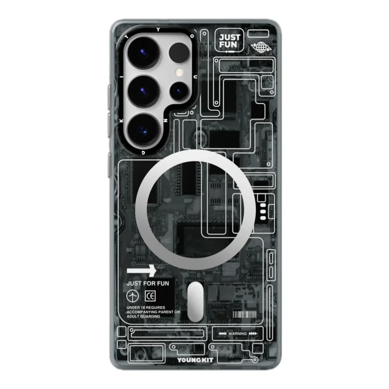 کاور یانگ کیت مدل Cyberpunk Tech مناسب برای گوشی موبایل سامسونگ Galaxy S25 Ultra