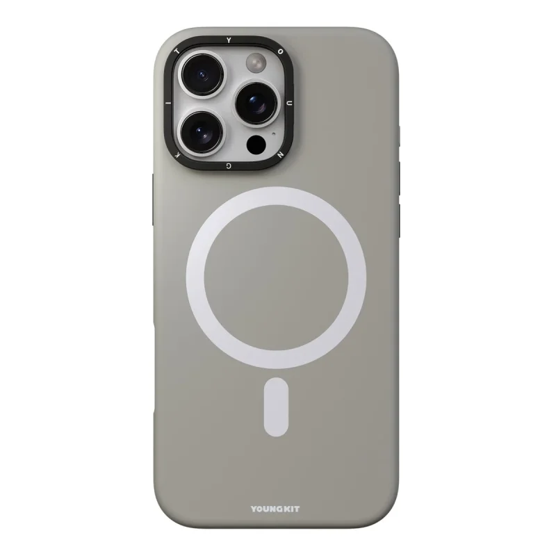 کاور یانگ کیت مدل Cream Silicone مناسب برای گوشی موبایل اپل iPhone 16 pro