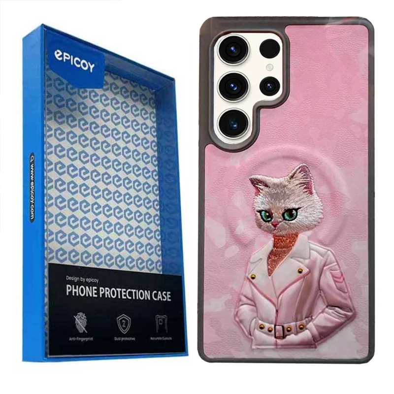 کاور اپیکوی مدل  Nimmy Madam Cat Magsafe مناسب برای گوشی موبایل سامسونگ Galaxy S25 Ultra