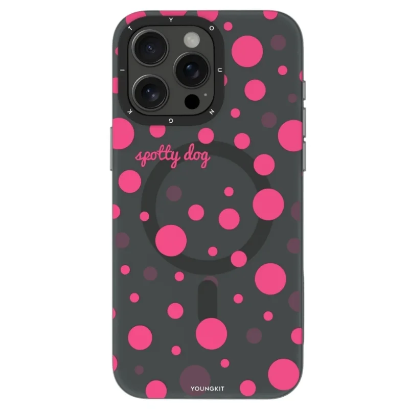 کاور یانگ کیت مدل Colorful Polka Dots مناسب برای گوشی موبایل اپل Iphone 15 Pro