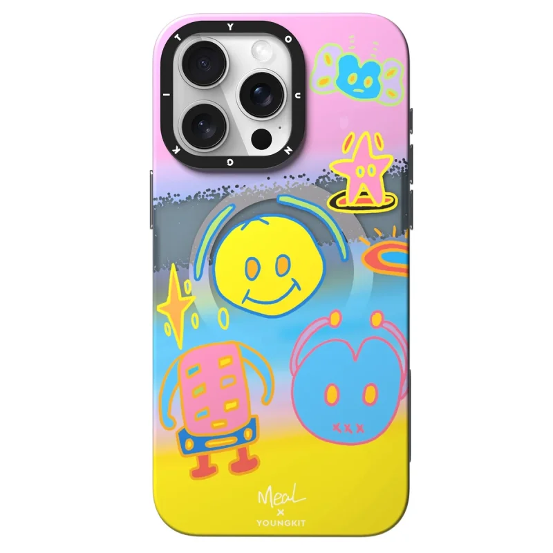 کاور یانگ کیت مدل cosmic smile مناسب برای گوشی موبایل اپل iphone 15 pro max