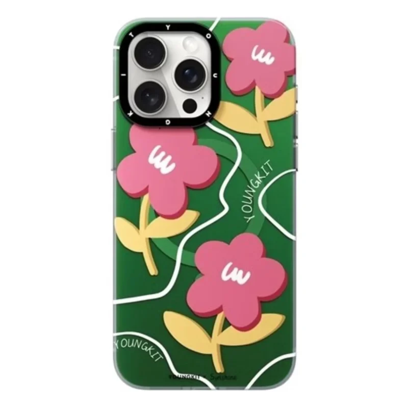 کاور یانگ کیت مدل Sunshine Flowery smile مناسب برای گوشی موبایل اپل iphone 15 promax
