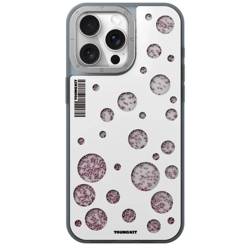 کاور یانگ کیت مدل Polka Dots Quicksand Magsafe مناسب برای گوشی موبایل اپل iphone 15pro