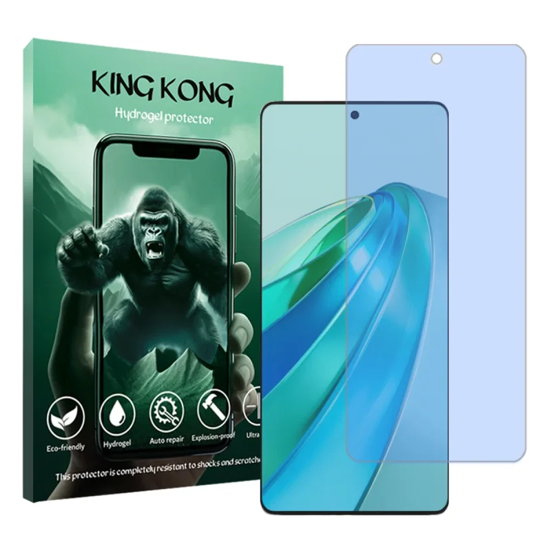 محافظ صفحه نمایش ضداشعه آبی کینگ کونگ مدل Tough مناسب برای گوشی موبایل آنر X9a