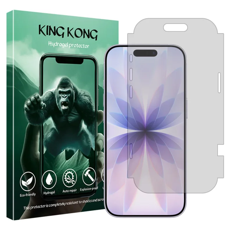 محافظ صفحه نمایش مات کینگ کونگ مدل Tough مناسب برای گوشی موبایل اپل iPhone 17