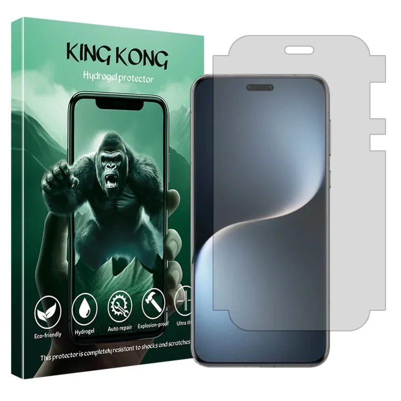 محافظ صفحه نمایش شفاف کینگ کونگ مدل Tough مناسب برای گوشی موبایل آنر Magic7 Pro
