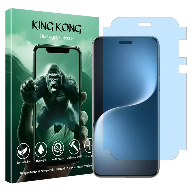 محافظ صفحه نمایش مات ضداشعه آبی کینگ کونگ مدل Tough مناسب برای گوشی موبایل آنر Magic7 Pro
