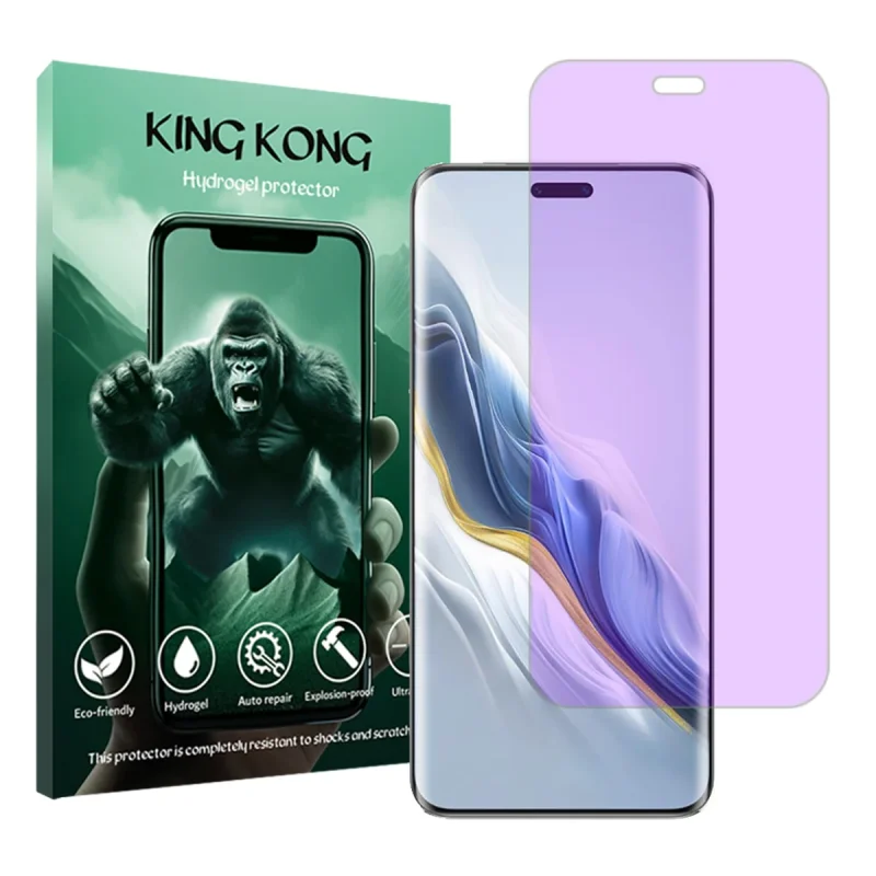 محافظ صفحه نمایش ضداشعه بنفش کینگ کونگ مدل Tough مناسب برای گوشی موبایل آنر Magic6 Pro