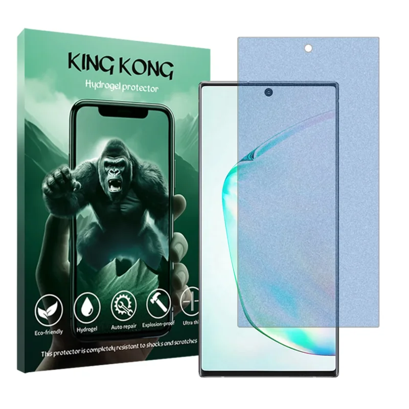 محافظ صفحه نمایش مات آنتی بلو کینگ کونگ مدل Tough مناسب برای گوشی موبایل سامسونگ Galaxy Note 10 Plus 5G