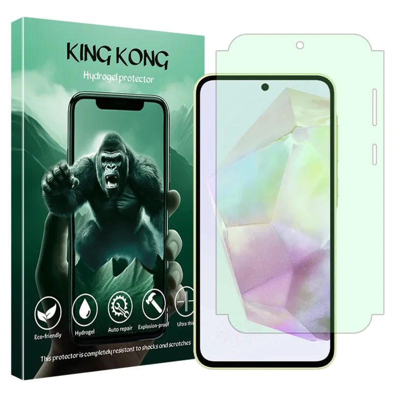 محافظ صفحه نمایش حفاظت از نور سبز کینگ کنگ مدل Eye Care مناسب برای گوشی موبایل سامسونگ Galaxy A35
