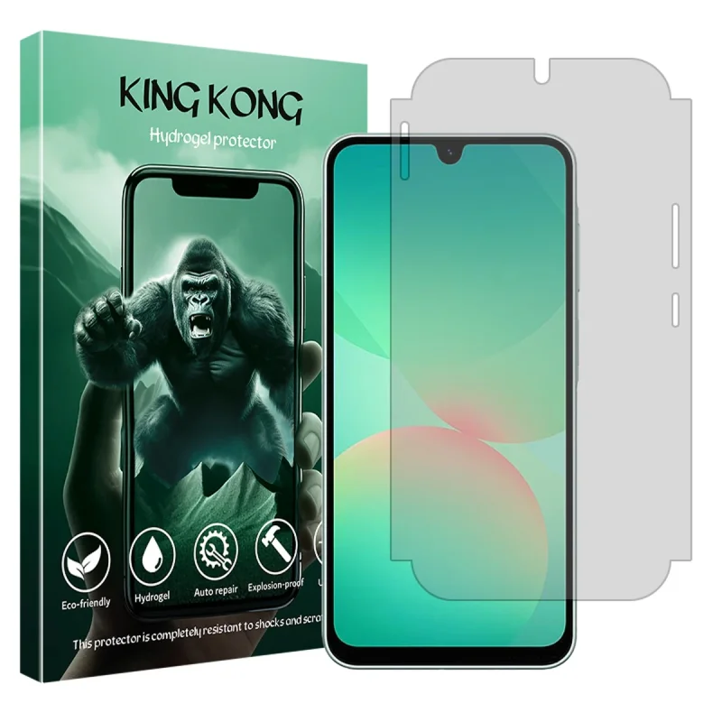 محافظ صفحه نمایش شفاف کینگ کونگ مدل Tough مناسب برای گوشی موبایل سامسونگ Galaxy A26