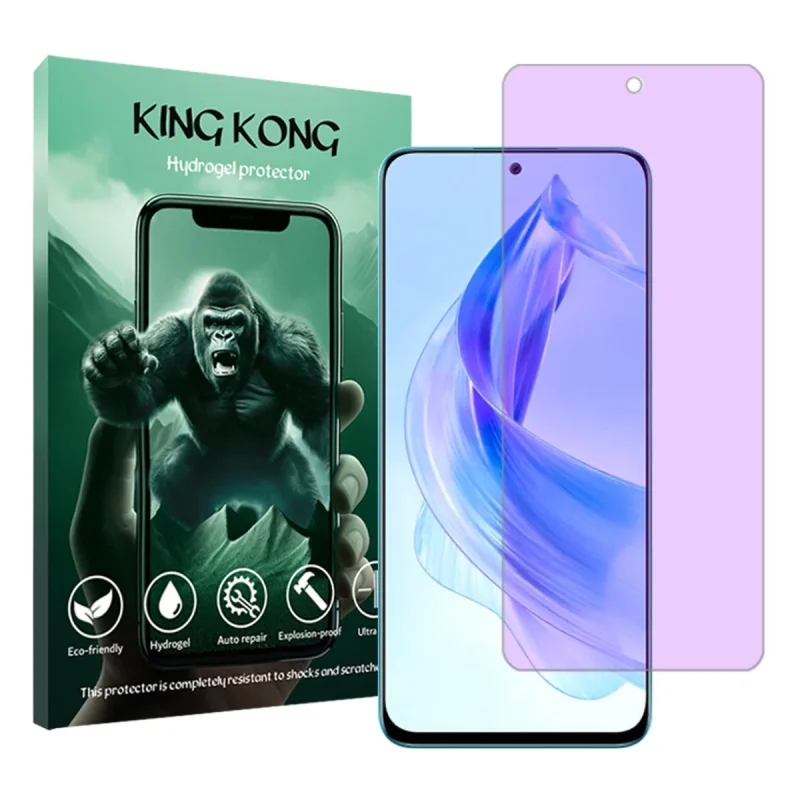 محافظ صفحه نمایش ضداشعه بنفش کینگ کونگ مدل Tough مناسب برای گوشی موبایل آنر 90 Lite