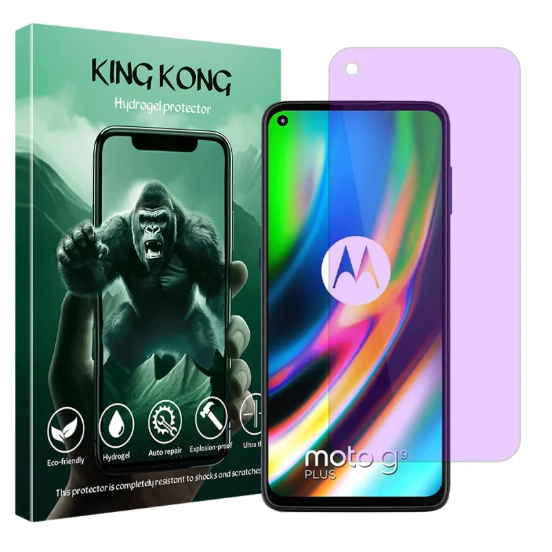 محافظ صفحه نمایش آنتی پرپل کینگ کونگ مدل Eye Care مناسب برای گوشی موبایل موتورولا Moto G9 Plus