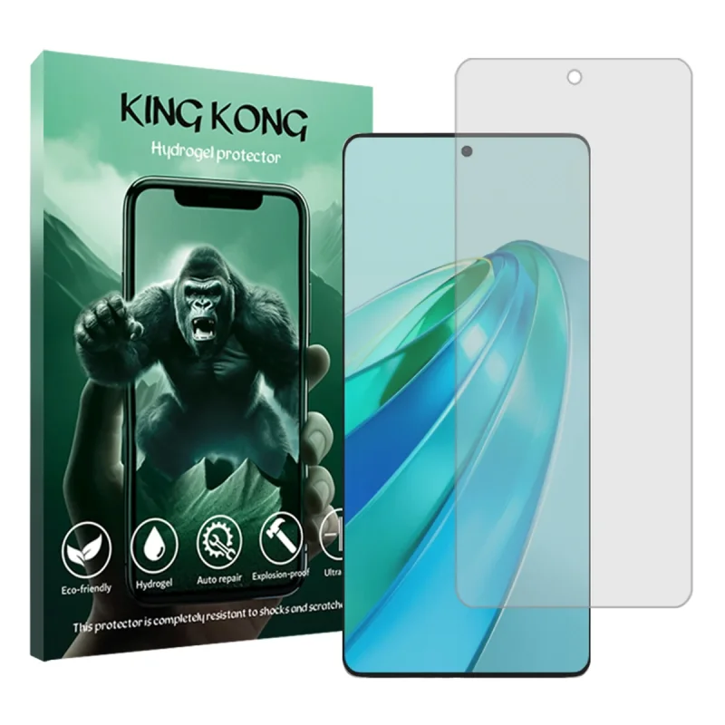 محافظ صفحه نمایش شفاف کینگ کونگ مدل Tough مناسب برای گوشی موبایل آنر X9a