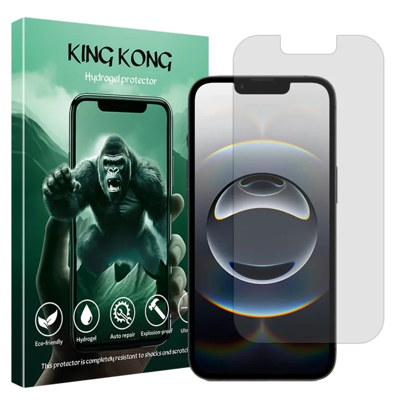 محافظ صفحه نمایش شفاف کینگ کونگ مدل Tough مناسب برای گوشی موبایل اپل iPhone 16e