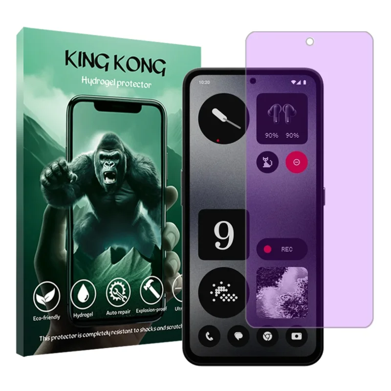محافظ صفحه نمایش آنتی پرپل کینگ کونگ مدل Tough مناسب برای گوشی موبایل ناتینگ CMF Phone 1