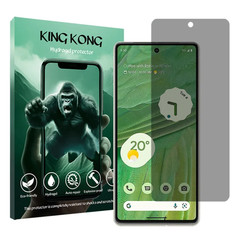 محافظ صفحه نمایش  حریم شخصی کینگ کونگ مدل Tough مناسب برای گوشی موبایل گوگل Pixel 7