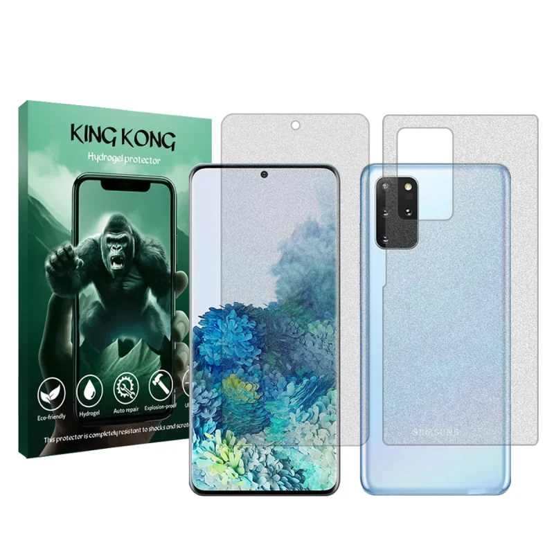 محافظ صفحه نمایش مات کینگ کونگ مدل Tough مناسب برای گوشی موبایل سامسونگ Galaxy S20 Plus به همراه محافظ پشت گوشی