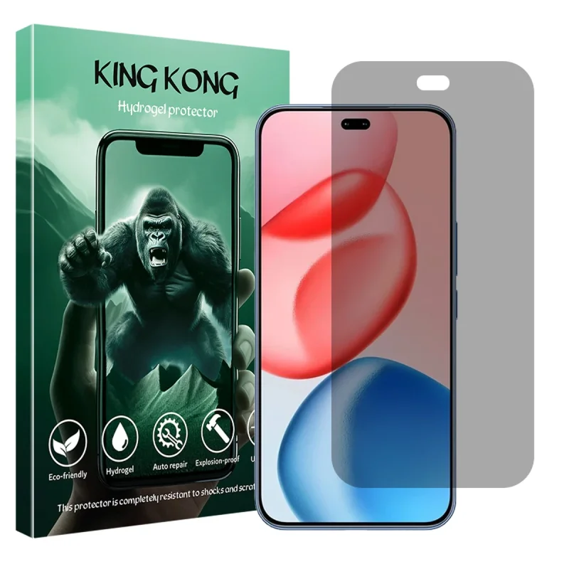 محافظ صفحه نمایش حریم شخصی کینگ کونگ مدل Tough مناسب برای گوشی موبایل آنر 400 Pro