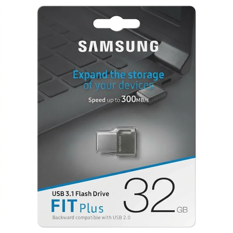 فلش مموری سامسونگ مدل FIT Plus USB 3.1 ظرفیت 32 گیگابایت