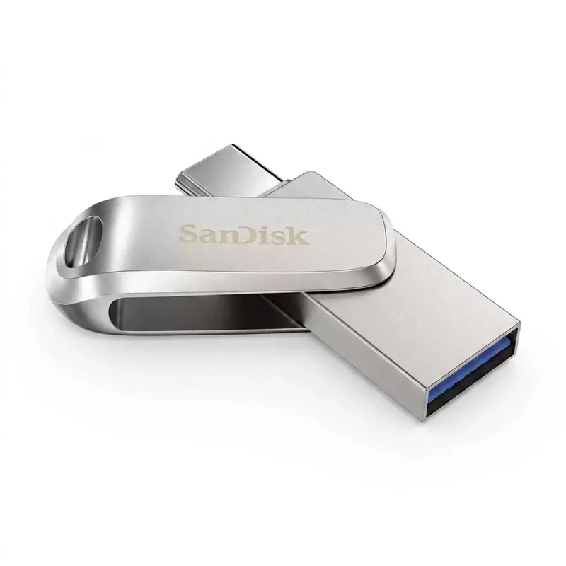 فلش مموری سن دیسک مدل Ultra Dual Drive Luxe ظرفیت 128 گیگابایت با رابط USB 3.2