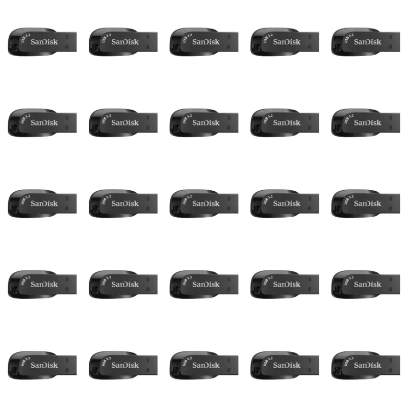 فلش مموری سن دیسک مدل Ultra Shift ظرفیت 32 گیگابایت با رابط USB 3.2 بسته 25 عددی