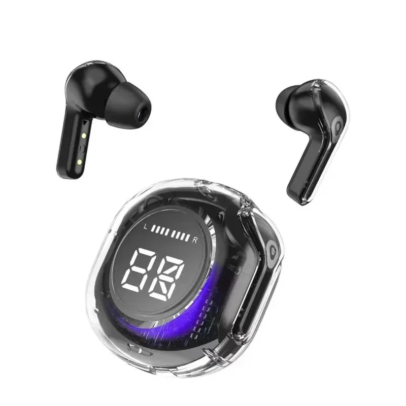 هدفون بلوتوثی مدل UltraPods Pro بدون قابلیت نویز کنسلینگ، درگاه شارژ USB Type-C، دارای میکروفون داخلی، دارای نشانگر LED، مقاوم در برابر آب