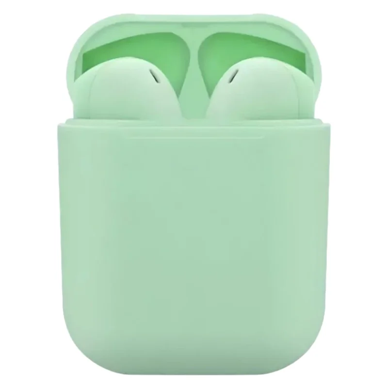 هدفون بلوتوثی مدل inpods 12 بدون قابلیت نویز کنسلینگ، درگاه شارژ لایتنینگ، تا 5 ساعت عمر باتری، امکان استفاده به صورت پاوربانک، کنترل لمسی، مقاوم در برابر رطوبت و عرق