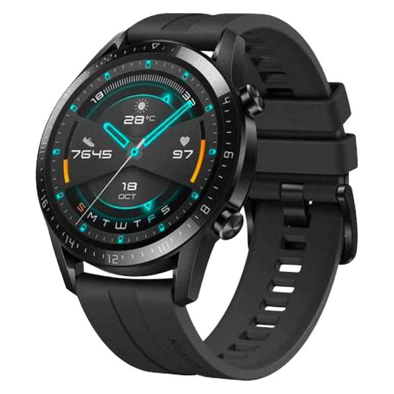 ساعت هوشمند هوآوی مدل WATCH GT 2 LTN-B19 46 mm بند لاستیکی