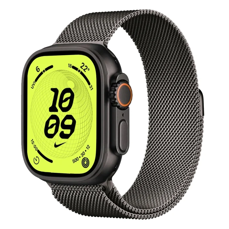 ساعت هوشمند 49 میلی متری مدل QX75 MAX با بند فلزی