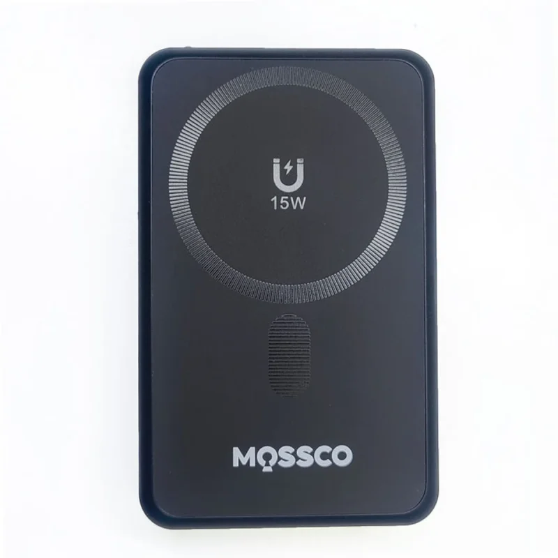پاوربانک وایرلس موسکو مدل IP-25 ظرفیت 10000 میلی‌آمپر ساعت