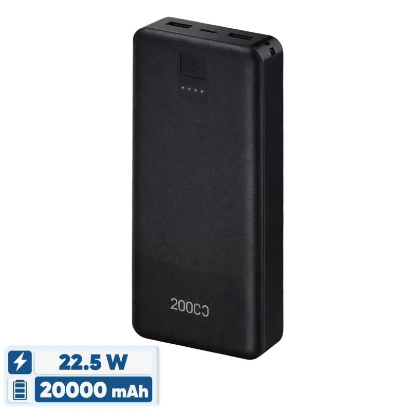 پاوربانک مدل 2OOO0-mah ظرفیت 20000 میلی آمپر ساعت