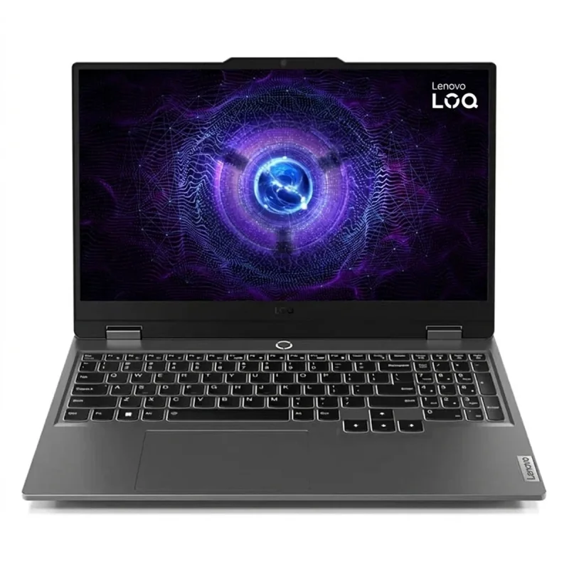 لپ‌تاپ لنوو مدل LOQ 15IRX9 با پردازنده Core i7-13650HX و گرافیک RTX4050 6GB، رم DDR5 24GB با فرکانس 4800MHz، حافظه SSD با ظرفیت 512GB، نمایشگر 15.6 اینچ IPS با وضوح Full HD و نرخ به‌روزرسانی 144Hz، دارای نور پس‌زمینه کیبورد