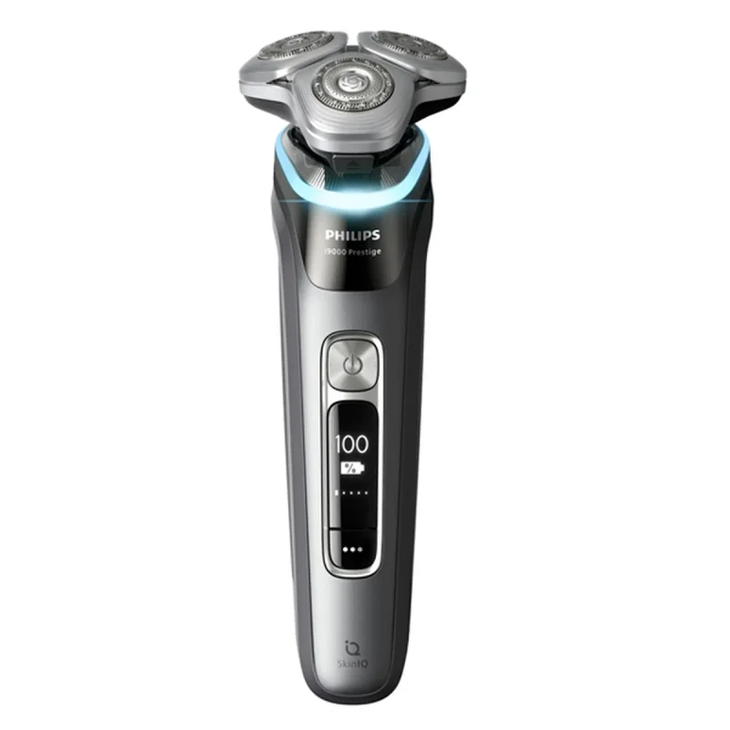 ماشین اصلاح موی صورت شارژی فیلیپس مدل XP9202/10 با تیغه تیتانیوم پیشرفته، ضد آب، استفاده خشک و مرطوب، شارژ سریع، نمایشگر میزان شارژ، قابلیت اصلاح با شماره صفر، باتری لیتیوم یون