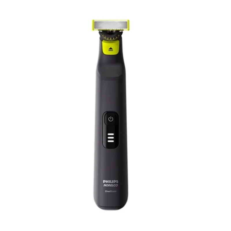 ماشین اصلاح موی صورت شارژی فیلیپس مدل QP6531 با تیغه استیل ضد زنگ، طراحی ارگونومیک، ضد آب، قابلیت اصلاح با شماره صفر، استفاده خشک و مرطوب، باتری قابل شارژ و مدت زمان شارژ 60 دقیقه