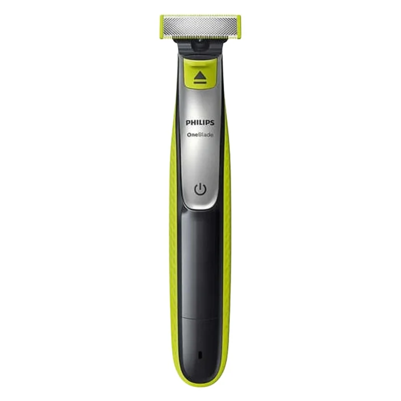 ماشین اصلاح موی صورت و بدن شارژی فیلیپس مدل QP2834/60 با فناوری OneBlade، ضد آب، تیغه استیل ضد زنگ، خط زن و حجم زن، همراه با 2 تیغه یدک، شارژ 240 دقیقه و زمان استفاده 60 دقیقه